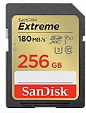 SanDisk 256GB Extreme SDXC Class 10 UHS-I U3 V30 (180/130 MB/s)