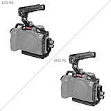 SmallRig 3830B Комплект для цифровых камер CanonR5/R6/R5С, клетка, фиксатор кабеля и боковая ручка.
