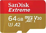 Sandisk Extreme 64GB microSDXC no SD Adapter+Rescue Pro Deluxe 170MB/s A2 C10 V30 UHS-I