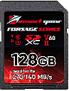 Smart Gear SDXC UHS-II V60 Forsage 128GB W140/R270, 1000P/E cycles